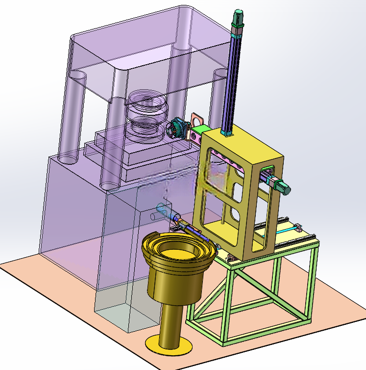 钢棒自动上料设备sw2020可编辑