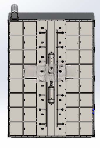 PPCS96-2×8气箱式脉冲袋式除尘器step