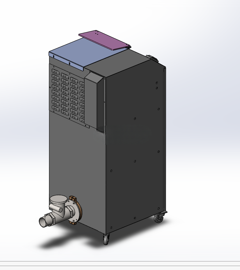 二维码激光刻印机 已生产自动化设备 3D模型2018可编辑