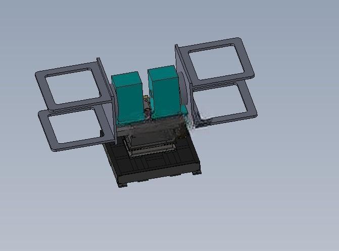 三轴转台 3D模型sw2016可编辑