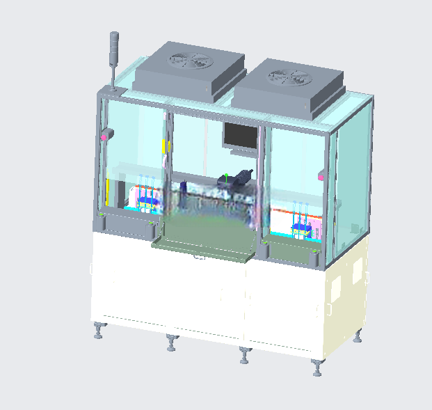 硬盘折片激光辐射角度调整机3D+说明书 3D模型proe4.0可编辑