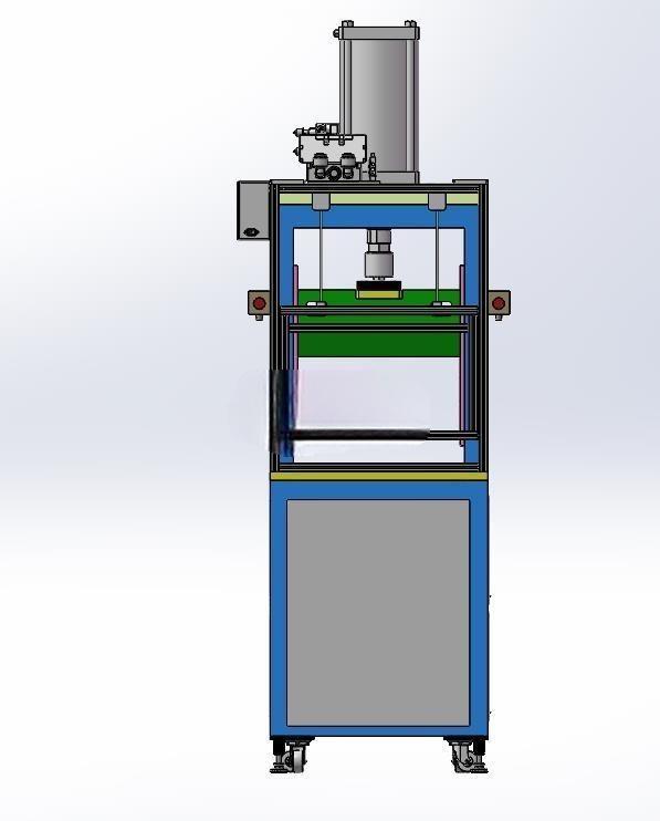 重型气动式切胶机 3D模型Inventor2020可编辑