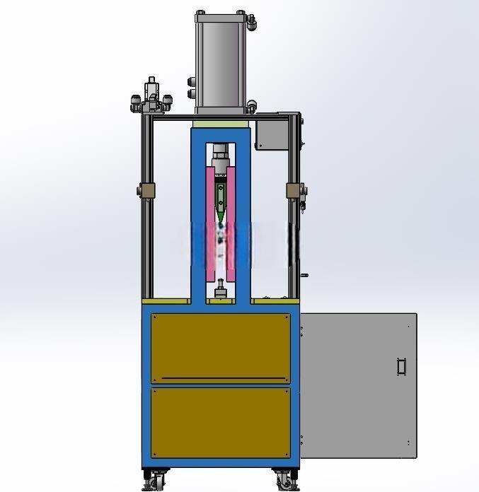 重型气动式切胶机 3D模型Inventor2020可编辑