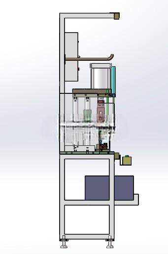 车门密封条异形缺口冲切机(sw18可编辑+工程图+bom)