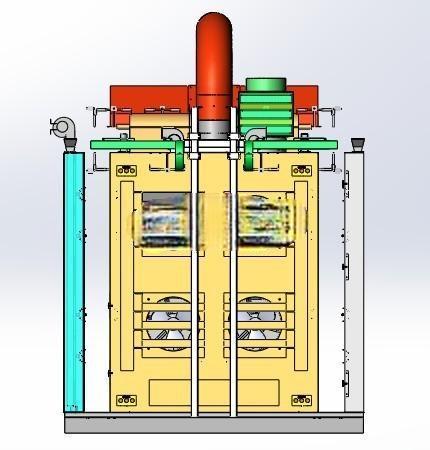 悬挂链红外烤箱(sw18可编辑+BOM+cad)