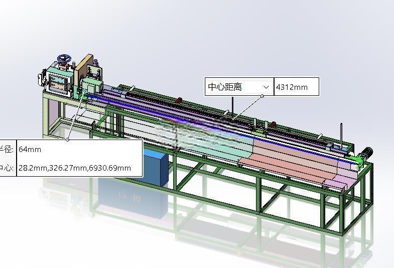全自动裁断机(sw18可编辑+工程图+BOM)