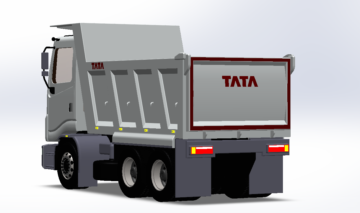 6X4自卸卡车3D图纸