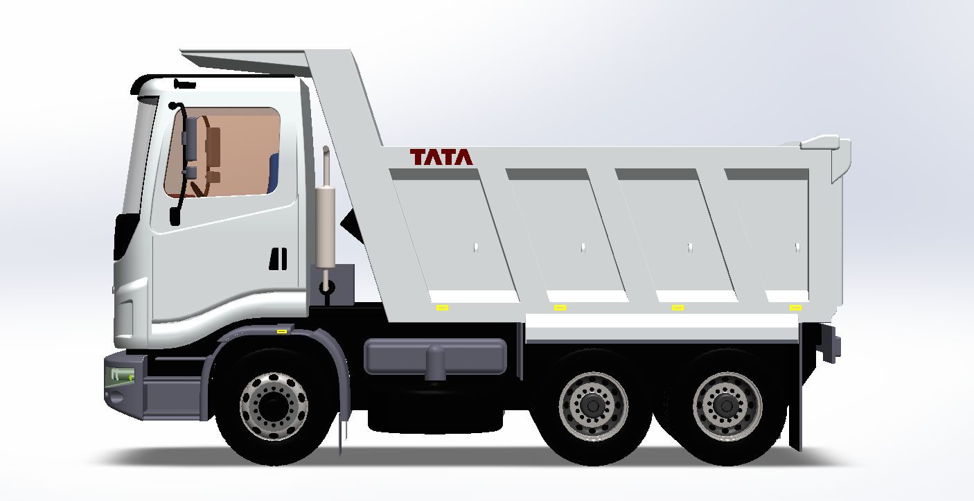 6X4自卸卡车3D图纸