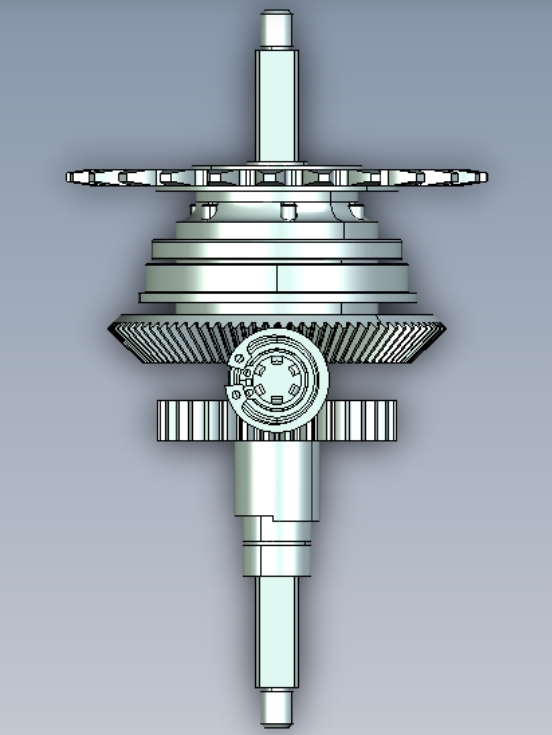 快拆自行车助力模型
