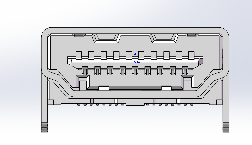 HDMI连接器模型