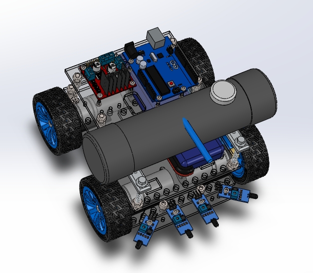 基于Arduino的消防小车