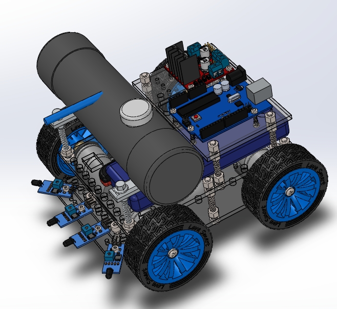 基于Arduino的消防小车