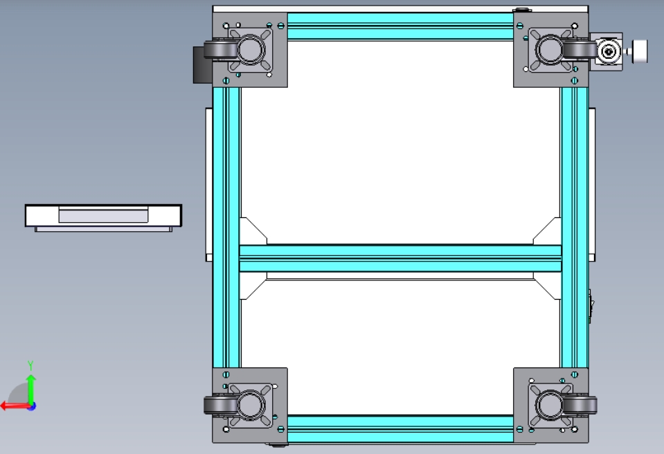 PCB板分割机模型