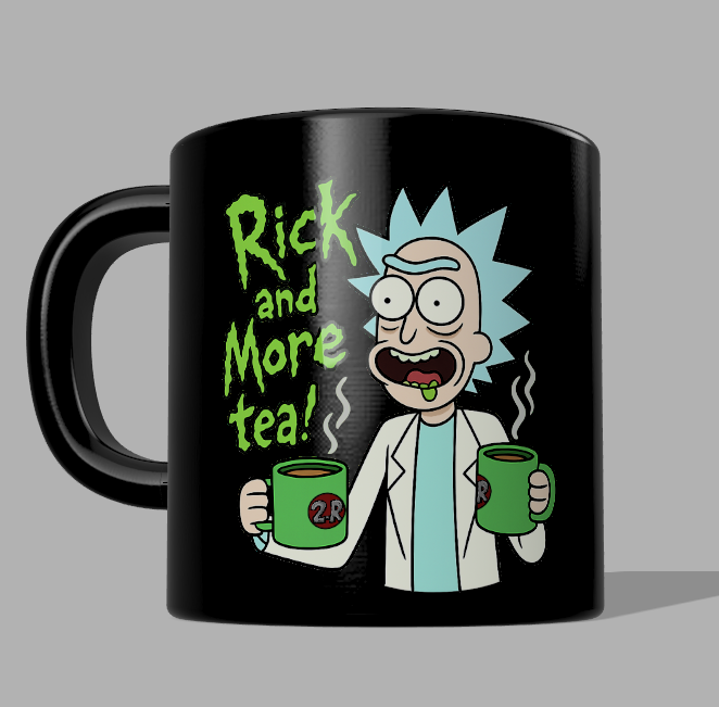 怪异的“Rick and More Tea!” 咖啡杯