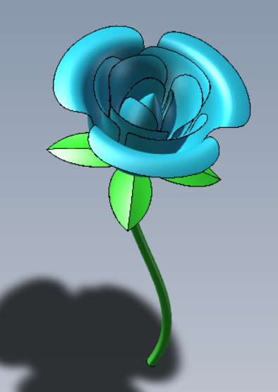 花朵数码模型