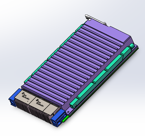 3U VPX 板卡前插板结构