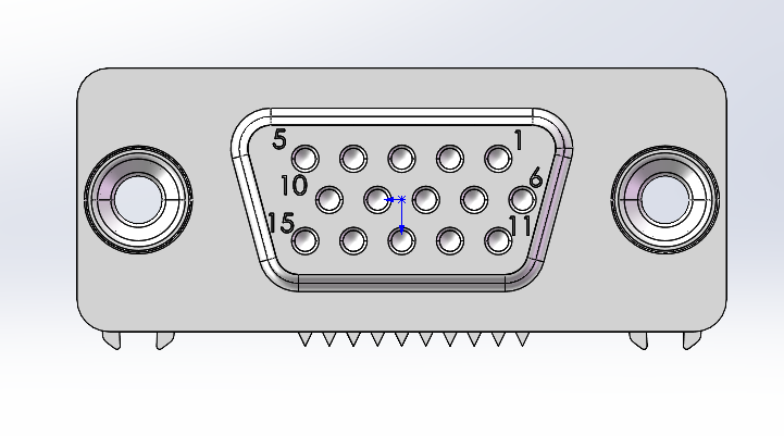 VGA-母头数模模型