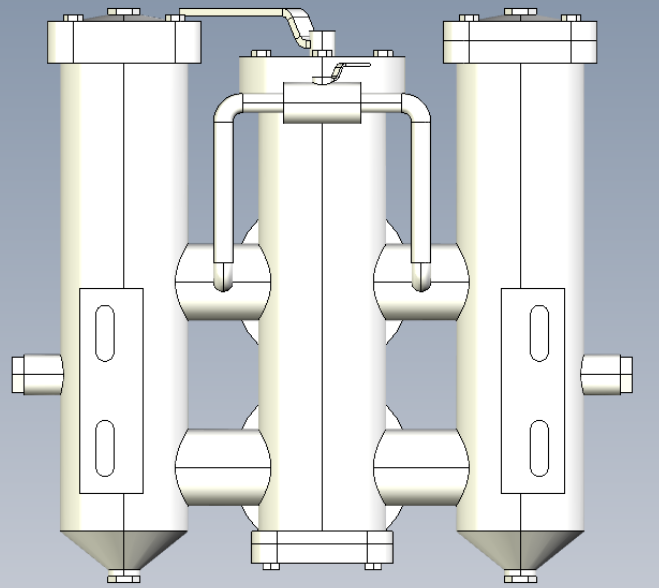 SRLF-500双筒过滤器自带压差发讯