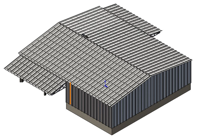 料仓棚3D数模