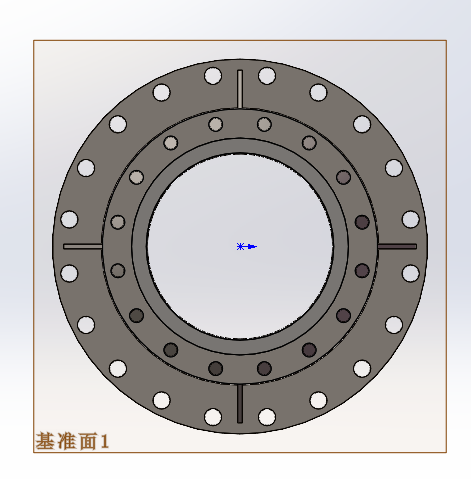 24B-16B变径法兰模型