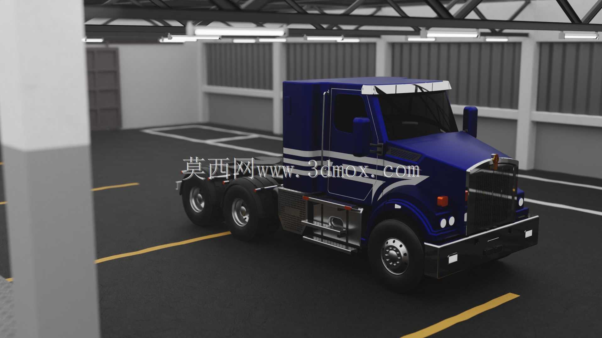 Kenworth T410SAR卡车模型设计,3D prototip模型(请观看视频)