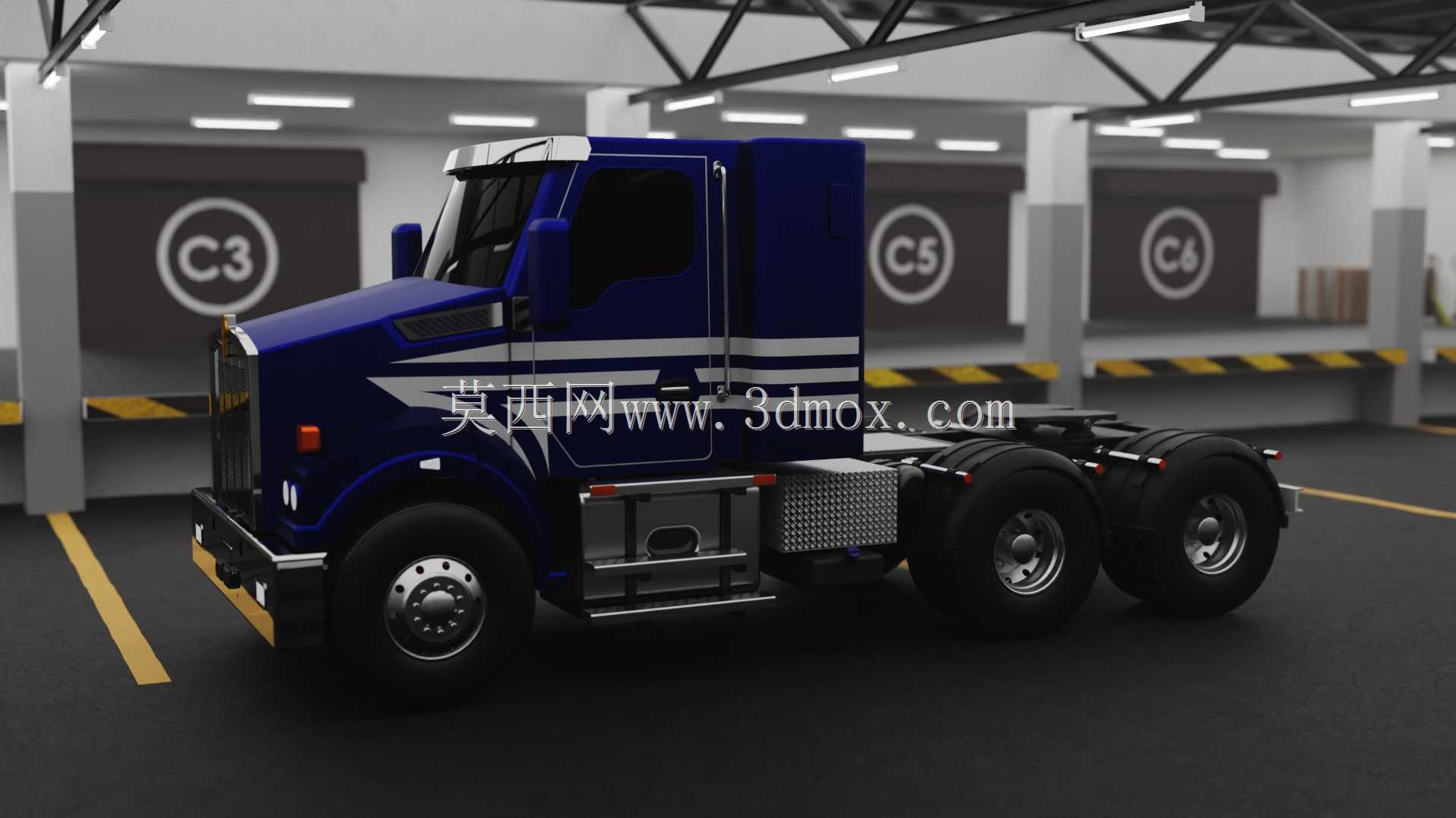 Kenworth T410SAR卡车模型设计,3D prototip模型(请观看视频)