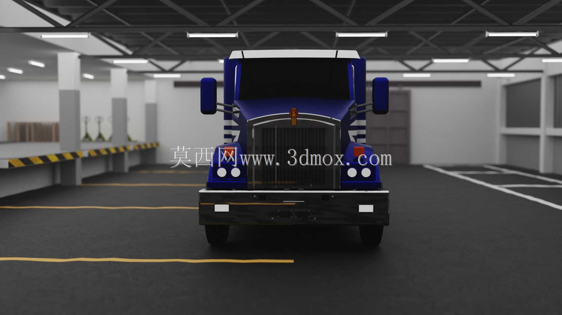 Kenworth T410SAR卡车模型设计,3D prototip模型(请观看视频)