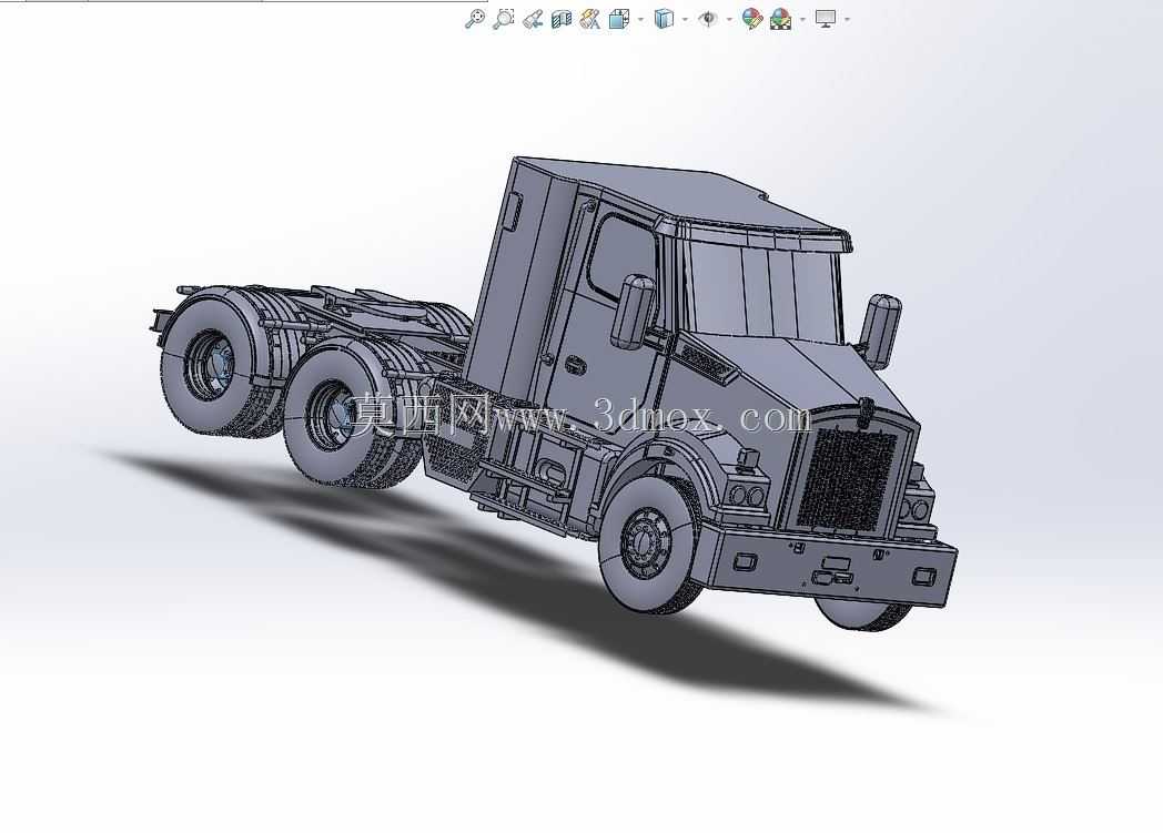 Kenworth T410SAR卡车模型设计,3D prototip模型(请观看视频)
