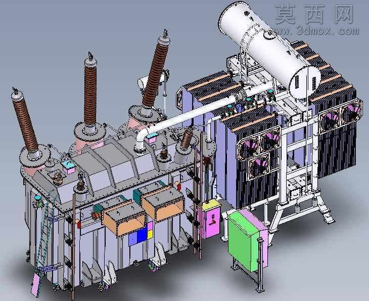 50MVA变压器三维模型