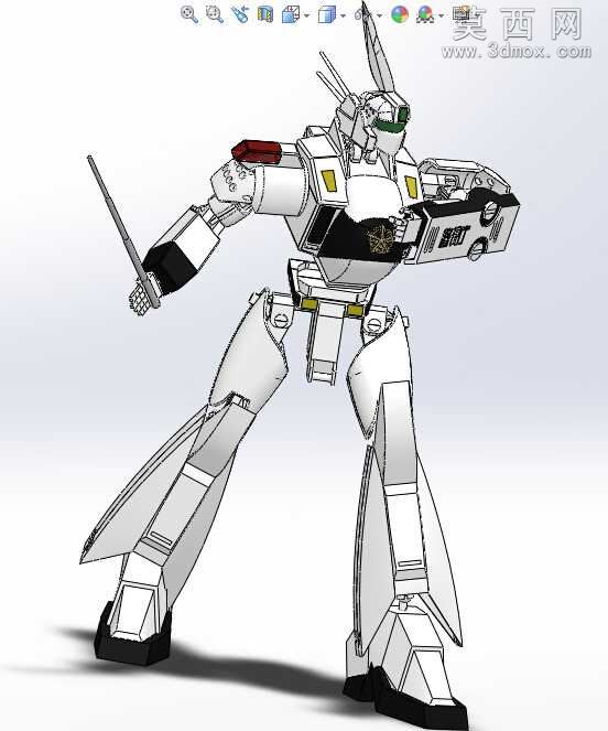 机动警察AV-98英格拉姆1号机机械制图