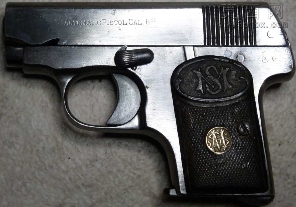 勃朗宁M1906袖珍手枪SW设计三维模型