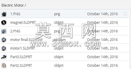 电动马达、电动机机械制图