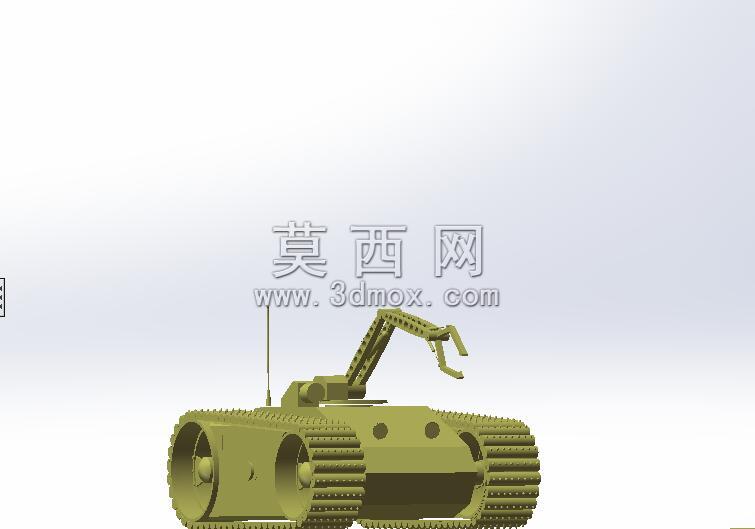 工业机器人模型轴测图