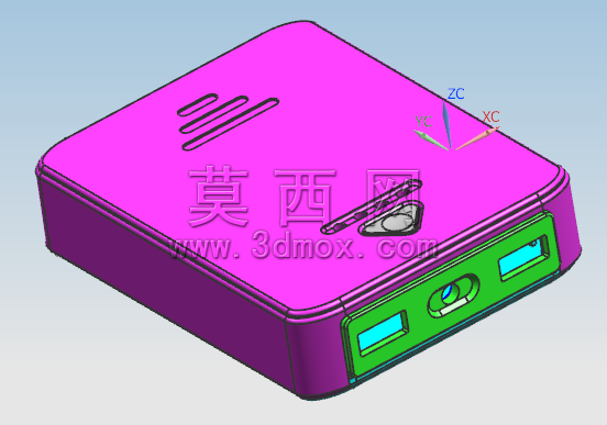 车载电源产品设计图模具设计机械制图