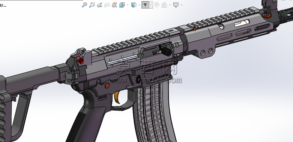ģ�黯5.56NATO ��ǹ��άģ��